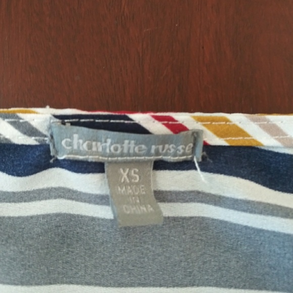 Charlotte Russe Wrap Front Blouse - Picture 7 of 7